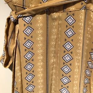 Mustard yellow wrap dress. Only worn twice.